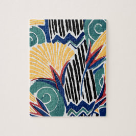 Quebra-cabeça Aesthetic flower pattern background 