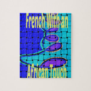 Quebra-cabeça África com toque francês