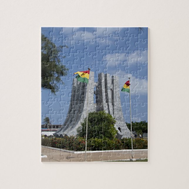 Quebra-cabeça África, Gana, Acra. Mausoléu de Nkrumah, final 3 (Vertical)