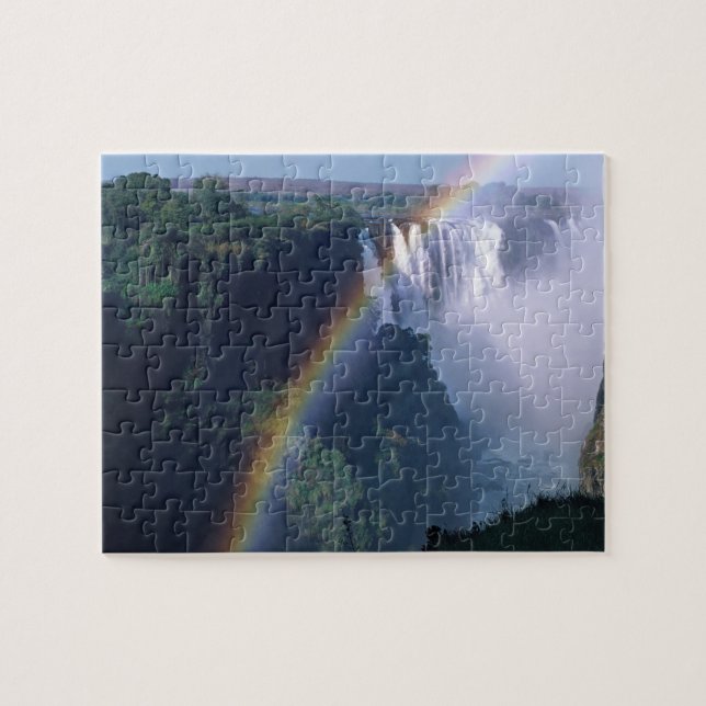 Quebra-cabeça África, Zimbábue. Cataratas Vitória (Horizontal)