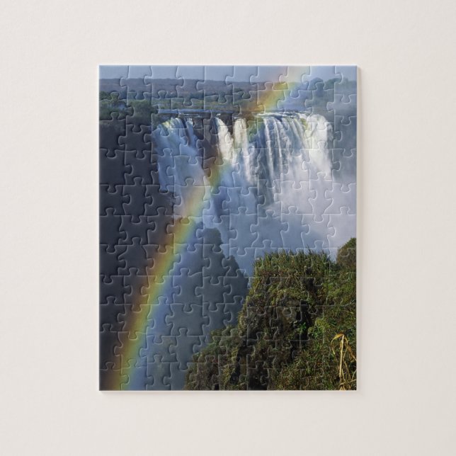Quebra-cabeça África, Zimbábue, Cataratas Vitória (Vertical)