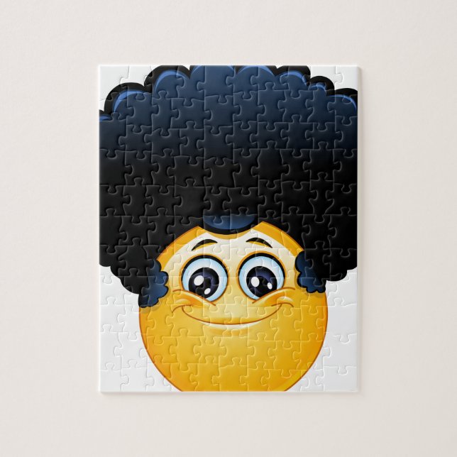 Quebra-cabeça afro emoji (Vertical)