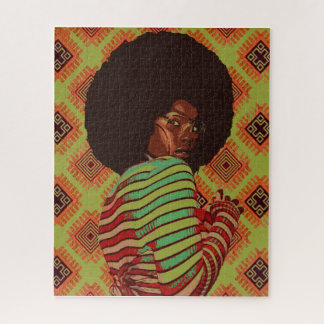 Quebra-cabeça Afro Retro