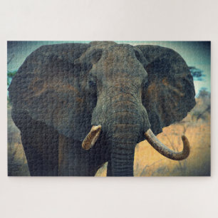 Quebra-cabeça Afro-se do Elefante