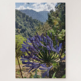 Quebra-cabeça Agapanthus na Sombra da Montanha