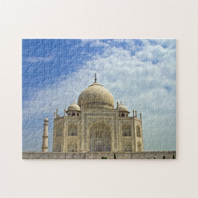 Quebra-cabeça Agra Taj Mahal Índia Palácio. (Horizontal)