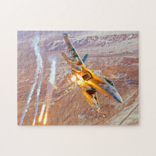 Quebra-cabeça AGRUPAMENTO EA-18G (11x14 POLEGADAS)