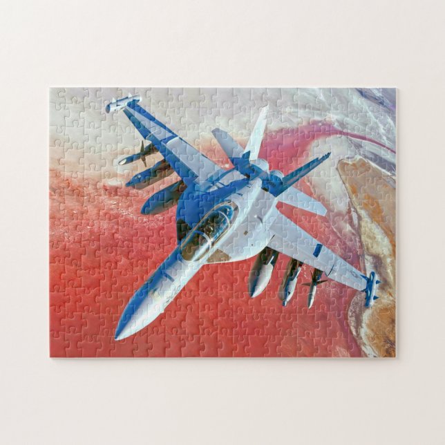 Quebra-cabeça AGRUPAMENTO EA-18G (11x14 POLEGADAS) (Horizontal)