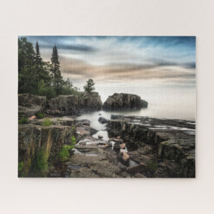 Quebra-cabeça Água Lago Superior Grand Marais, Minnesota