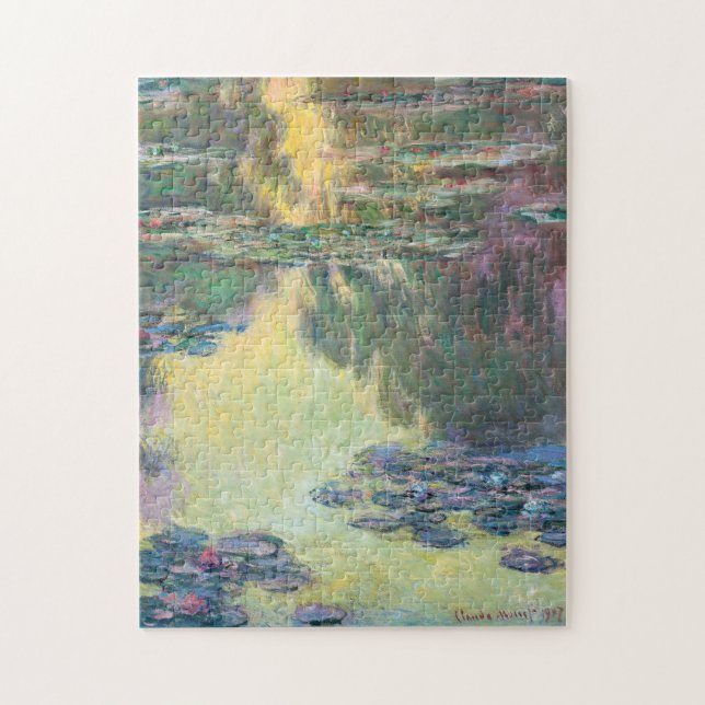 Quebra-cabeça Água Lily Pond, Monet (Vertical)