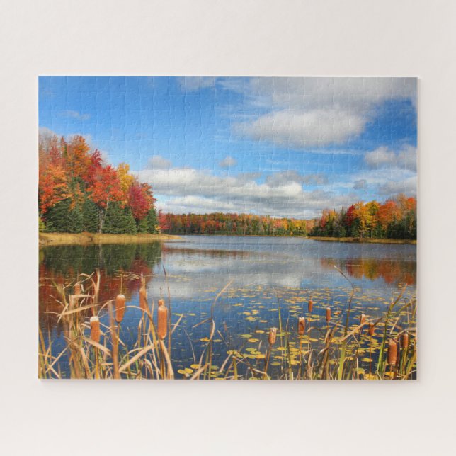Quebra-cabeça Água | Mabel Lake Canada (Horizontal)