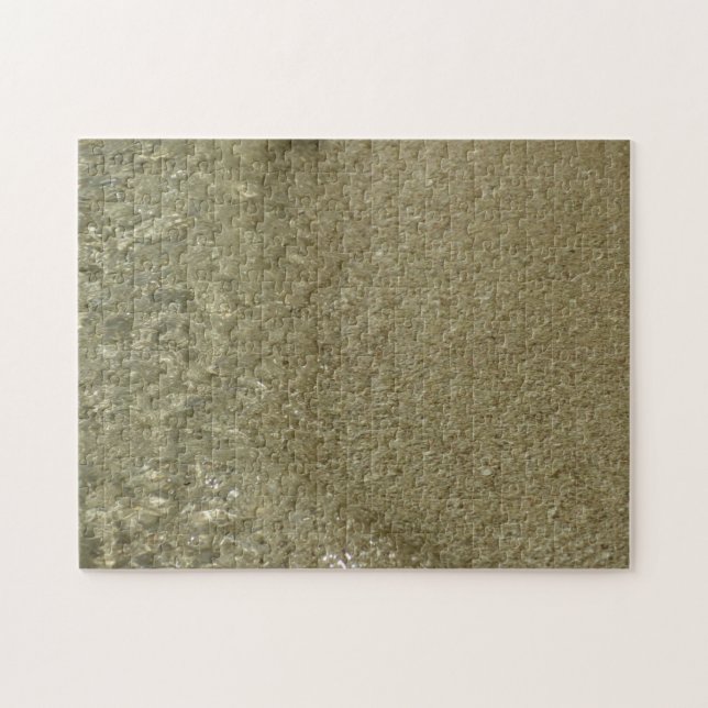 Quebra-cabeça Água na fotografia da Abstrato da Beach II (Horizontal)