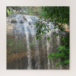 Quebra-cabeça água, romance, paisagem, plantas, cachoeira, ásia