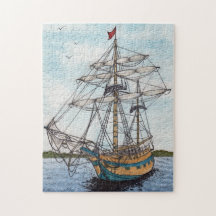 Aguarela alta do navio
