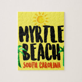 Quebra-cabeça Aguarela de Myrtle Beach