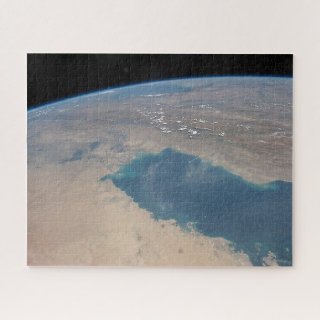 Quebra-cabeça Águas Azuis Tropicais Do Golfo Persa. (Horizontal)