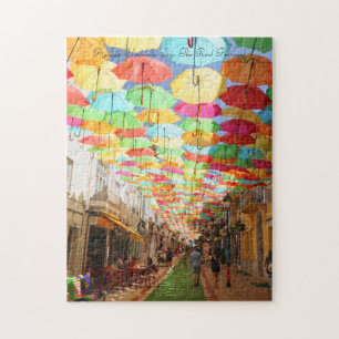 Quebra-cabeça Agueda Umbrella Sky - O Real Portugal