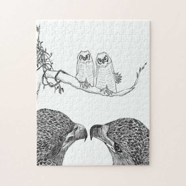 QUEBRA-CABEÇA ÁGUES HARRIET + M HARRIET EM CASA NÃO DÊ UM QUADRO (Vertical)