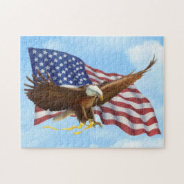 Quebra-cabeça Águia Bald Americano