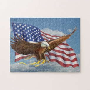 Quebra-cabeça Águia Balda Americana