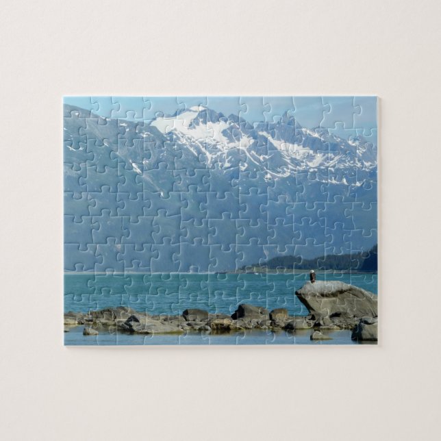 Quebra-cabeça Águia-careca em Skagway Alasca (Horizontal)