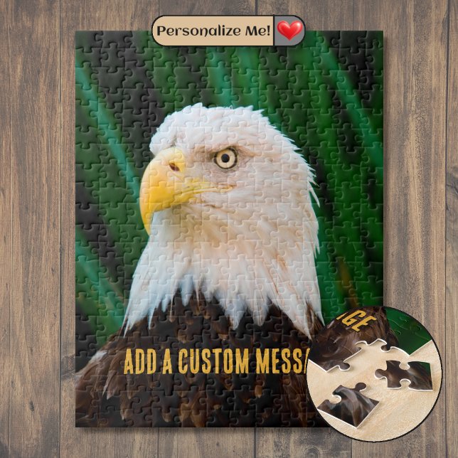 Quebra-cabeça Águia-Careca Majestosa (Majestic Bald Eagle Jigsaw Puzzle)