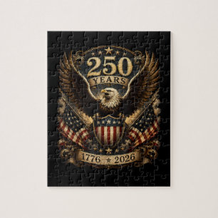 Quebra-cabeça Águia Patriótica Americana 1776 2026 250º 4 de Jul
