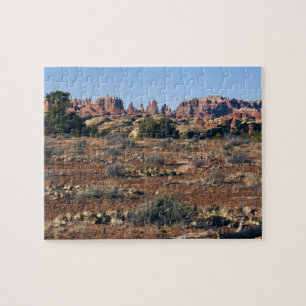 Quebra-cabeça Agulhas do Pothole Point Trail em Canyonlands