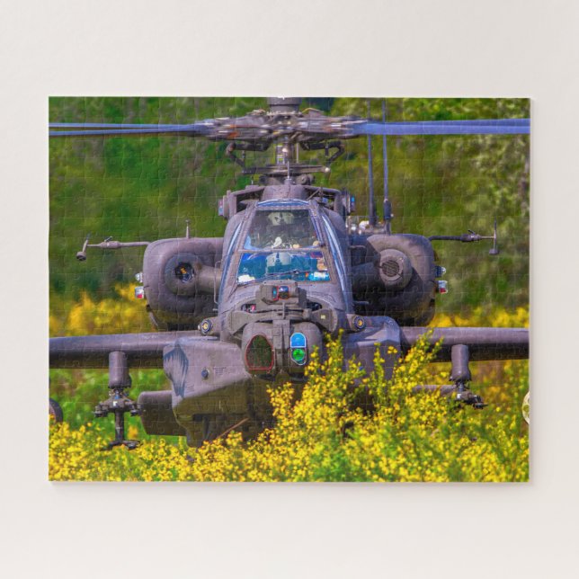 Quebra-cabeça AH-64E APACHE GUARDIAN (16x20 POLEGADAS) (Horizontal)