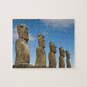 Quebra-cabeça Ahu Akivi, Rapa Nui, Ilha de Páscoa, Chile 2