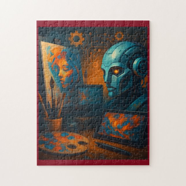 Quebra-cabeça AI Mind Meets Machine (Vertical)