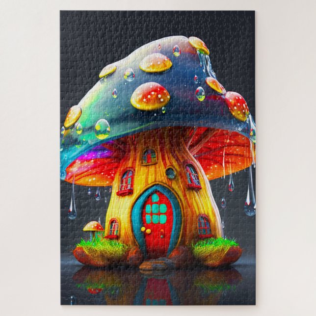 Quebra-cabeça Ai Mushroom House (Vertical)