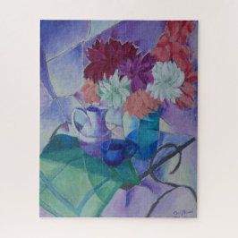 Quebra-cabeça Ainda com Dahlias -
