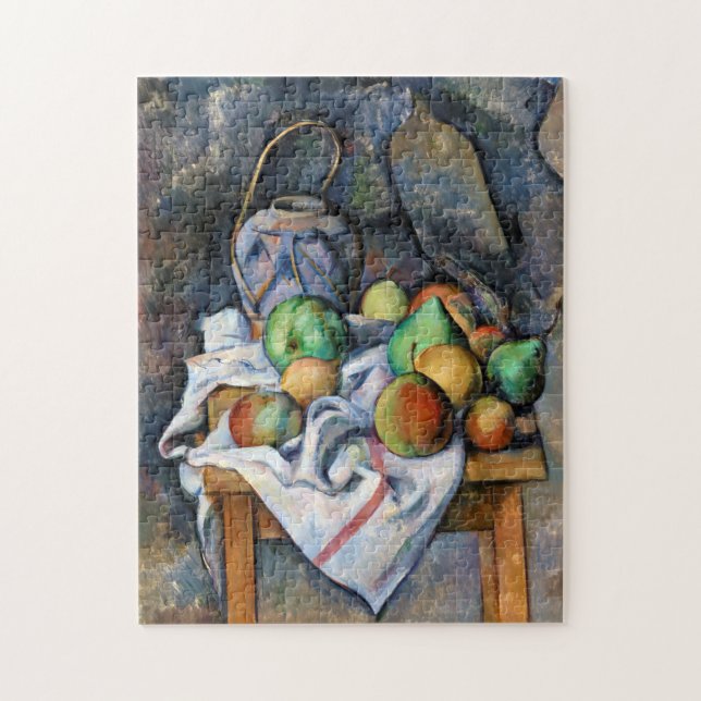Quebra-cabeça Ainda com Frutas, Paul Cezanne (Vertical)