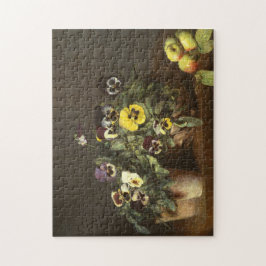 Quebra-cabeça Ainda vida com os Pansies por Henri Fantin-Latour