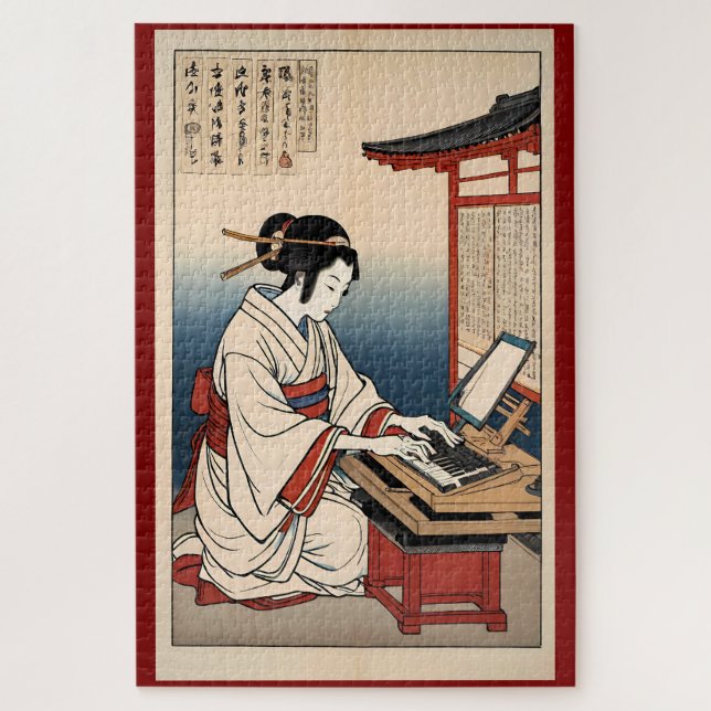 Quebra-cabeça Ajustes antecipados do teclado (Vertical)