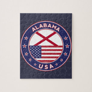 Quebra-cabeça Alabama, Estados Unidos, t-shirt do Alabama, Alaba