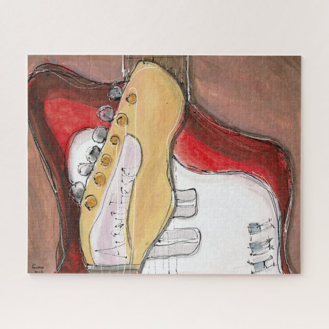 Quebra-cabeça Alamo Vista Guitar 2 (Horizontal)