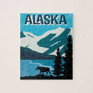 Quebra-cabeça Alaska Moose Mountain
