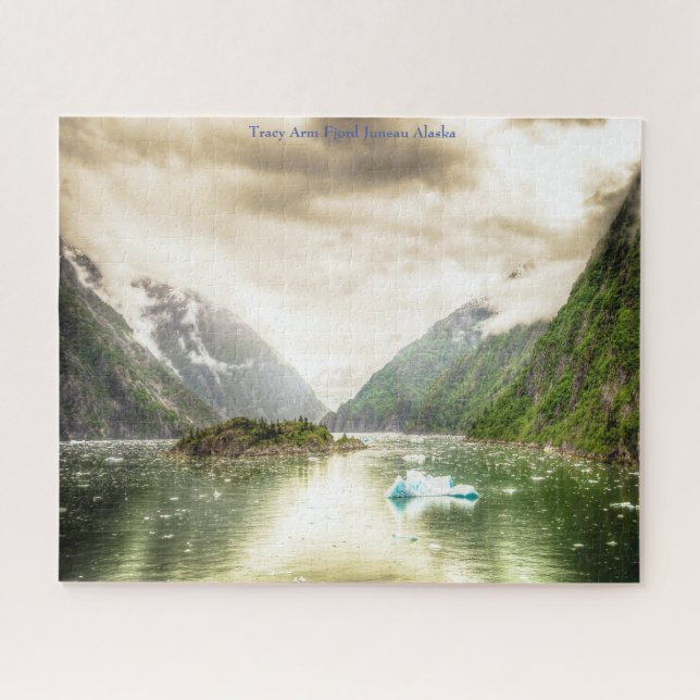 Quebra-cabeça Alaska Tracy Braço do Fiorde Juneau (Horizontal)