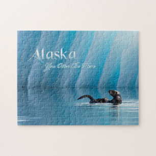 Quebra-cabeça Alaska-você lontra esteja aqui