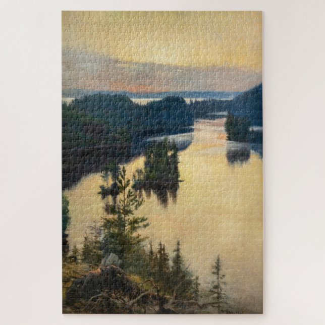 Quebra-cabeça Albert Edelsense - Kaukola Ridge em Sunset (Vertical)