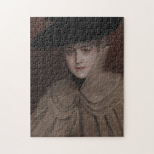 Quebra-cabeça Albert Edelsense - Retrato de uma Jovem Mulher