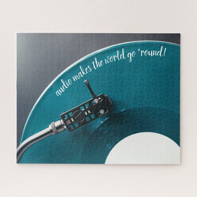 Quebra-cabeça Álbum de Vinil Audiófilo Inversível (Horizontal)