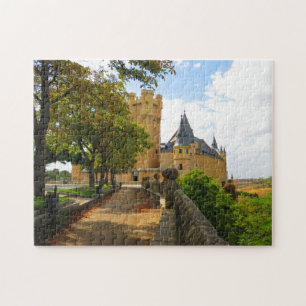 Quebra-cabeça Alcazar (castelo) de Segovia, espanha -