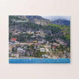 Quebra-cabeça Aldeia Colorida Positano na Costa Amalfi Itália