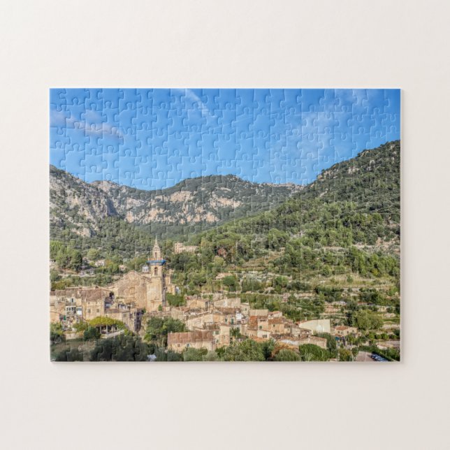Quebra-cabeça Aldeia de Valldemossa - Maiorca, Espanha (Horizontal)