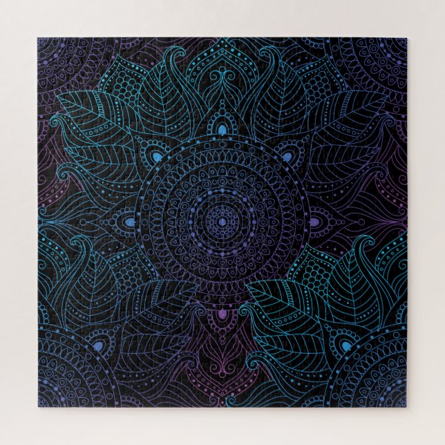 Quebra-cabeça Alegria Árabe: Magia Mandala Oriental (Vertical)