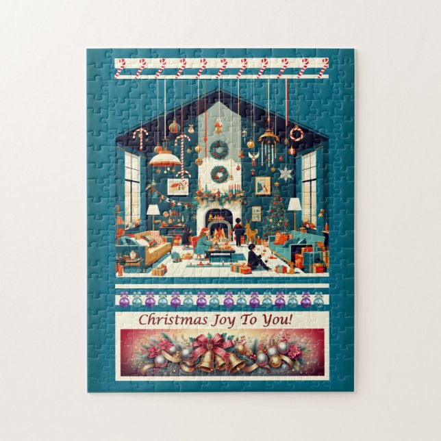 QUEBRA-CABEÇA ALEGRIA DE NATAL PARA VOCÊ! (Vertical)