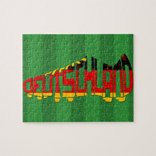 Quebra-cabeça Alemanha Alemanha - Futebol Cleat (Horizontal)